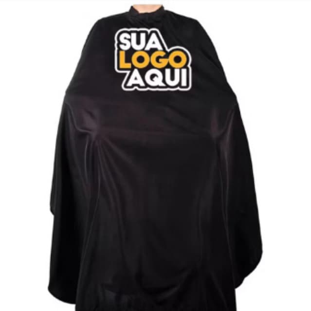 Kit 16 Capas Profissionais Barbeiro Cabeleireiro Personalizada com Logo | Preta ou Branca | 145x175 | Cetim Premium 🔥