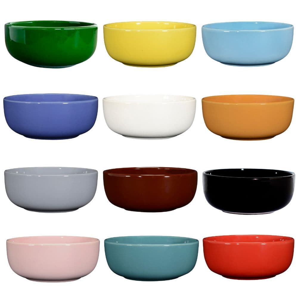 Bowl Tigela Cumbuca 390ml Cerâmica | 12 Cores Sopas Caldos Sobremesas Mesa Posta