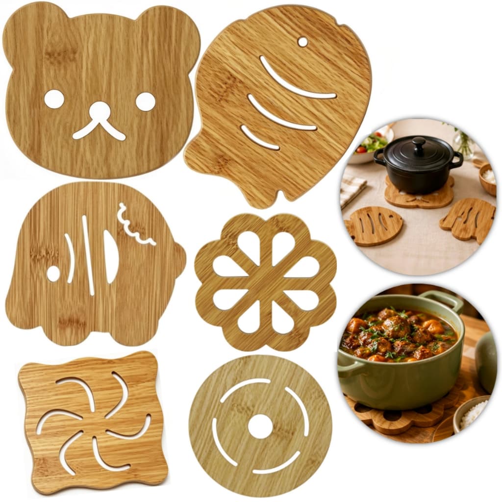 Descanso de Panela Bambu Eco Friendly
