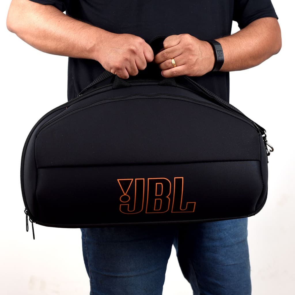 Case de Boombox 1 2 3 e 4 Resistente a Respingos de Água Alça Dupla Bolso Externo Personalizada