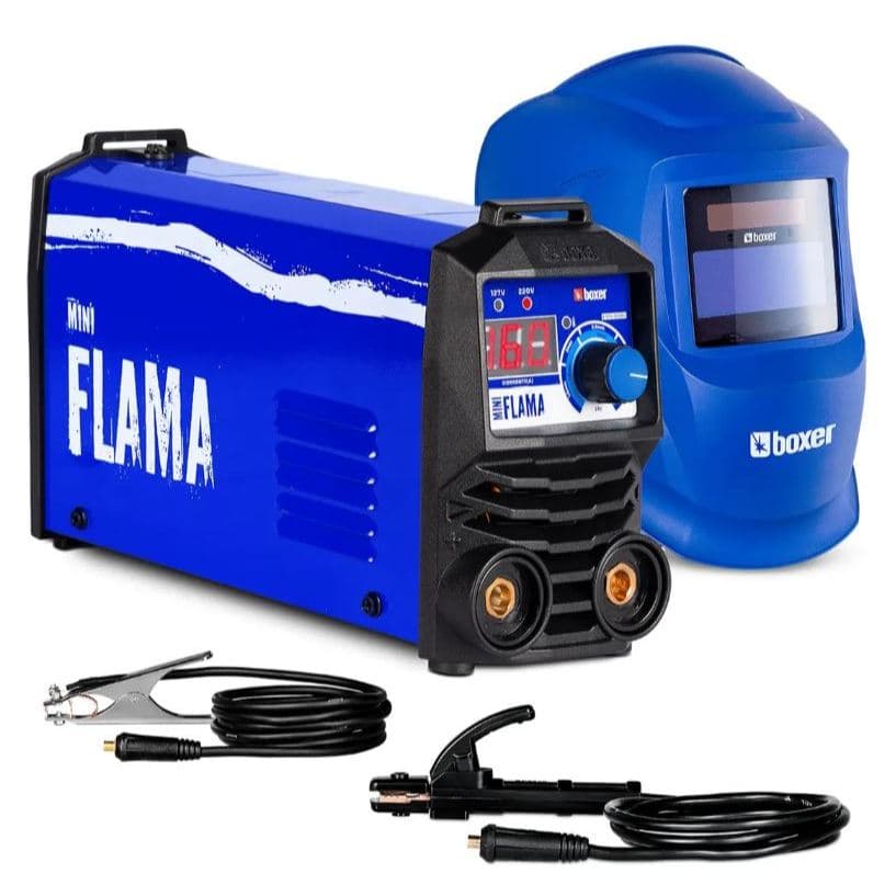 Combo Máquina De Solda Mini Flama 160a Bivolt + Optiarc70
