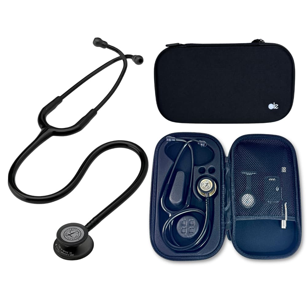 KIT Estetoscópio 3M Littmann® Classic III + Case Premium LE Medical para Estetoscópio - Cores Variadas