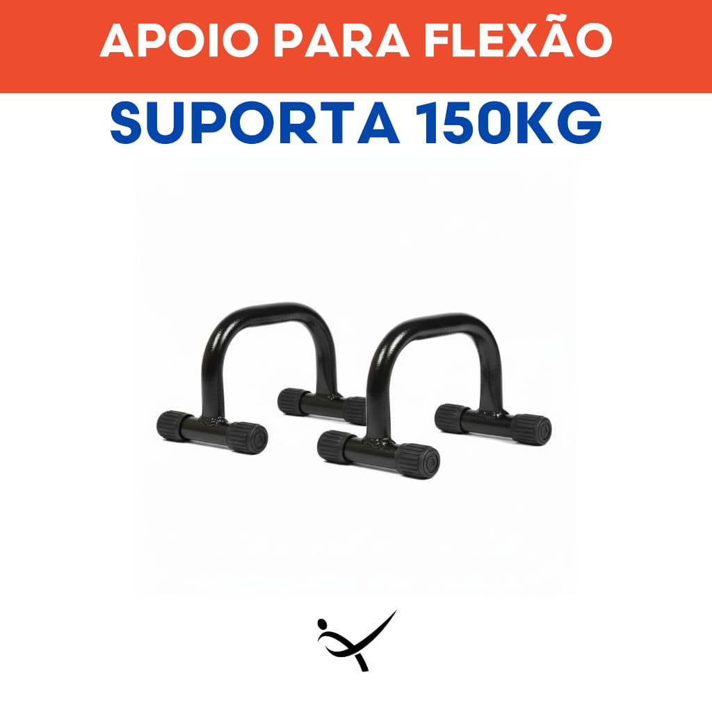 Apoio de Flexão Par Suporte