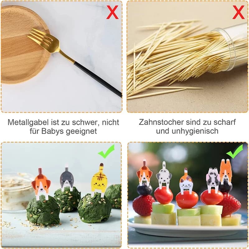 Garfos Pequenos Decorativos em Formato de Formiga – Ideais para Bolo, Sobremesa, Aperitivos e Petiscos, Trazendo Charme