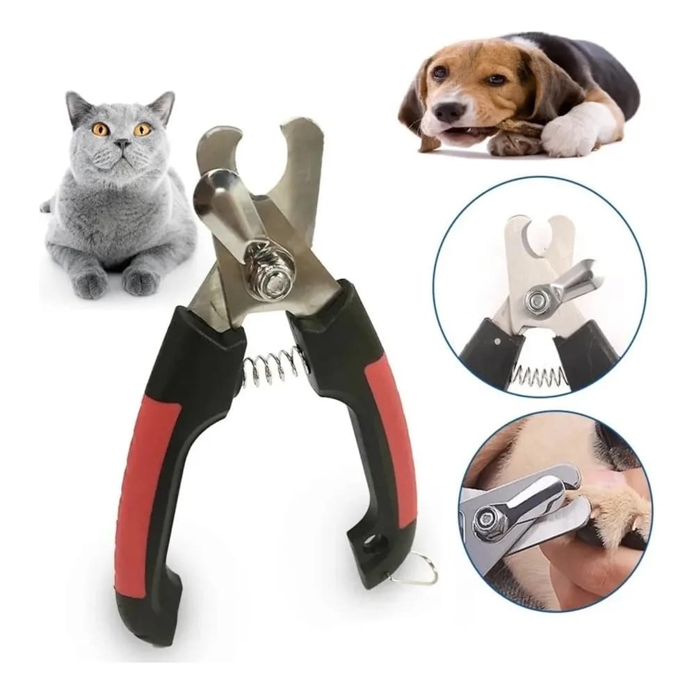 Kit Alicate e Lixa de Unha para Pets Cães e Gatos Grande Ou Pequenos