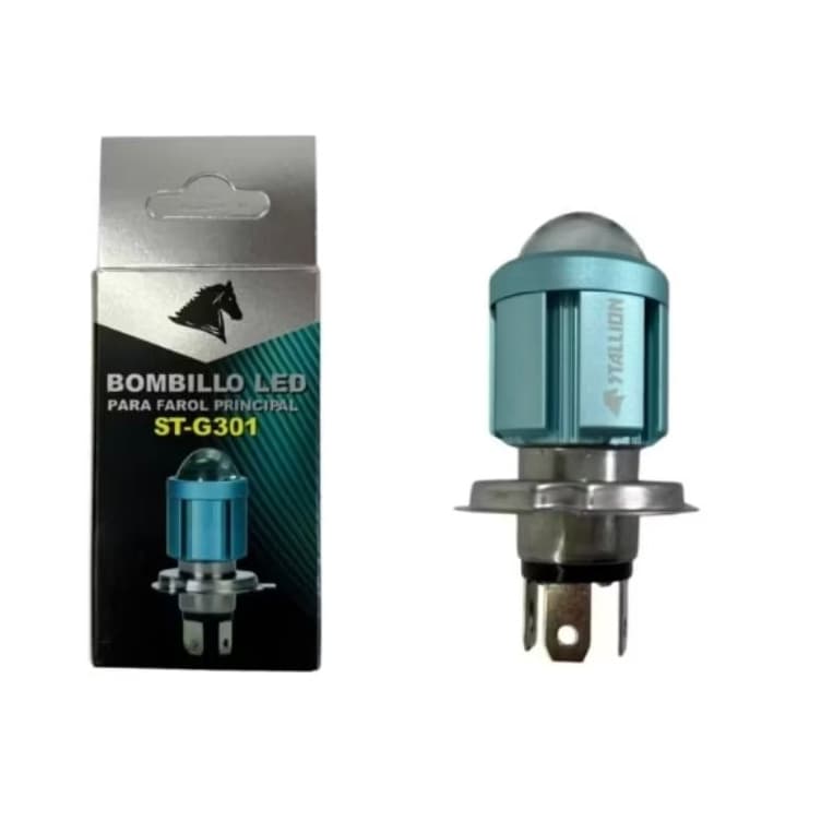 lâmpada Super Led h4 bombillo Para Moto e Carro Stallion 6500k led branco