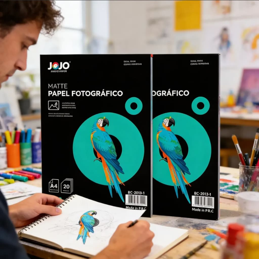 Papel Fotográfico Matte FOSCO A4 230 GRAMAS JATO DE TINTA Resistente à Água e Secagem Rápida