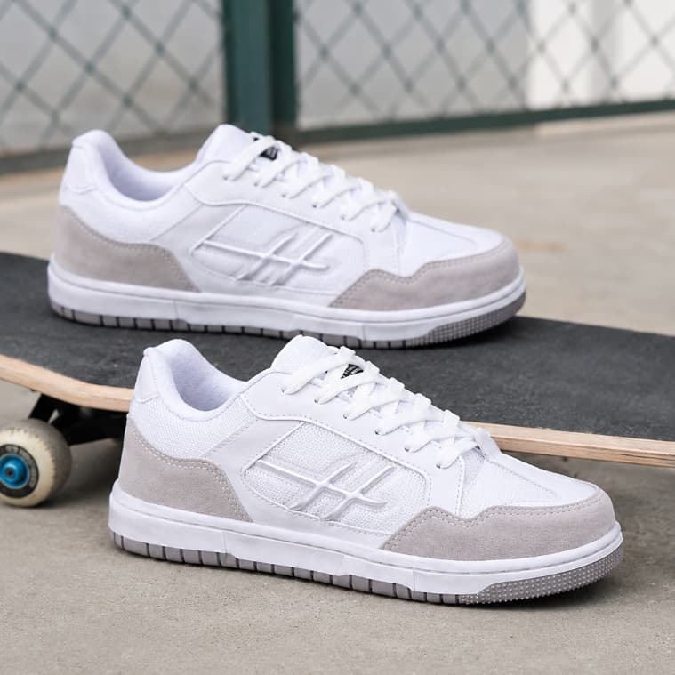 Tênis Masculino e Feminino skatista Casual com Detalhes em Camurça Confortável Leve e Estiloso Skate