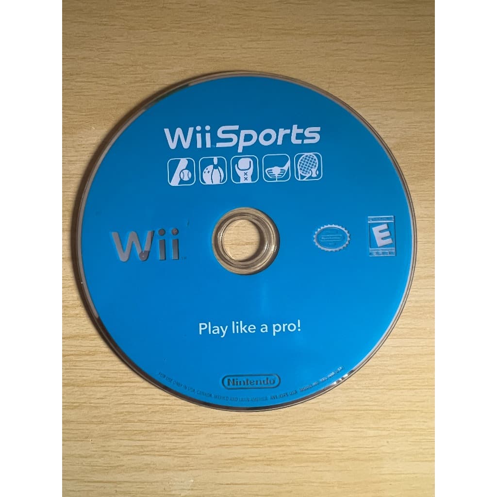 DVD Nintendo Wi Sports original funcionando, sem capa sem encarte