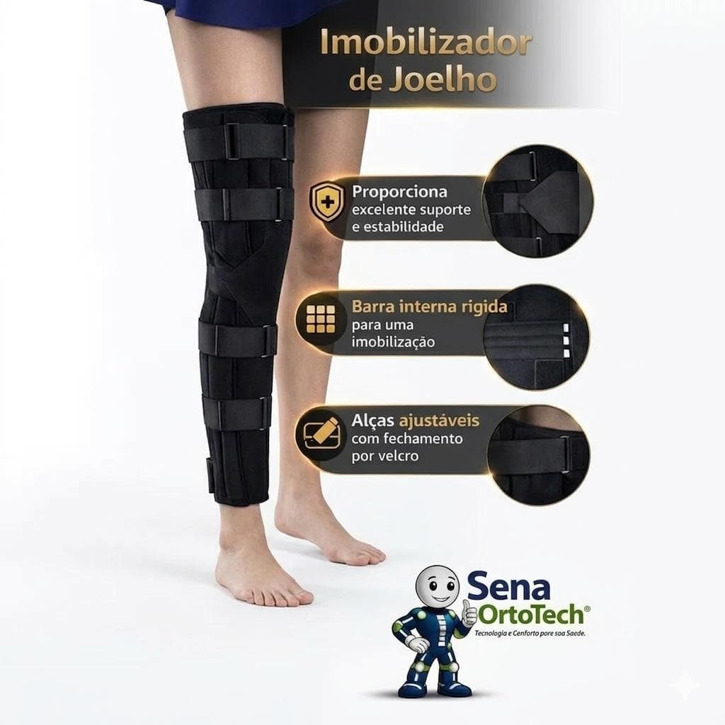 brace imobilizador de joelho
