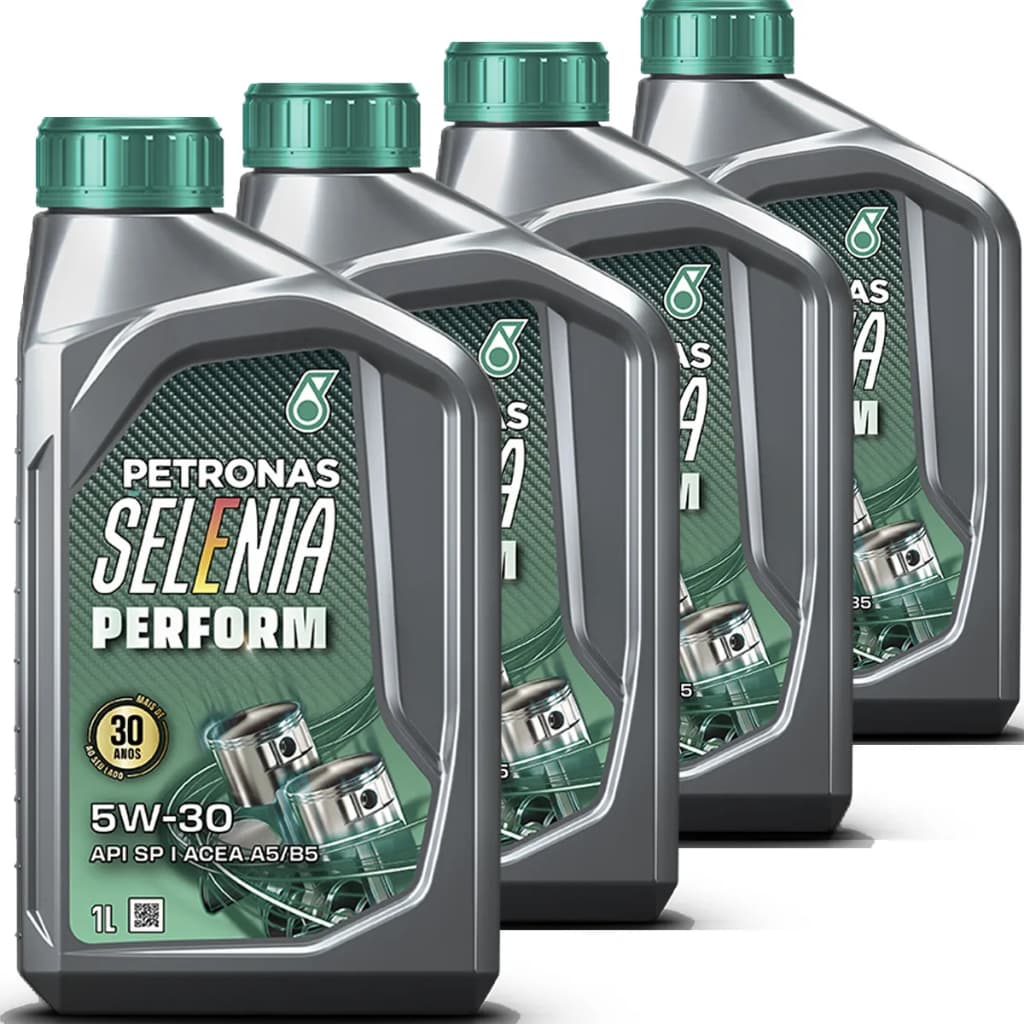 Kit 4 Litros De Oleo Petronas Selenia Perform 5w30 Sintetico