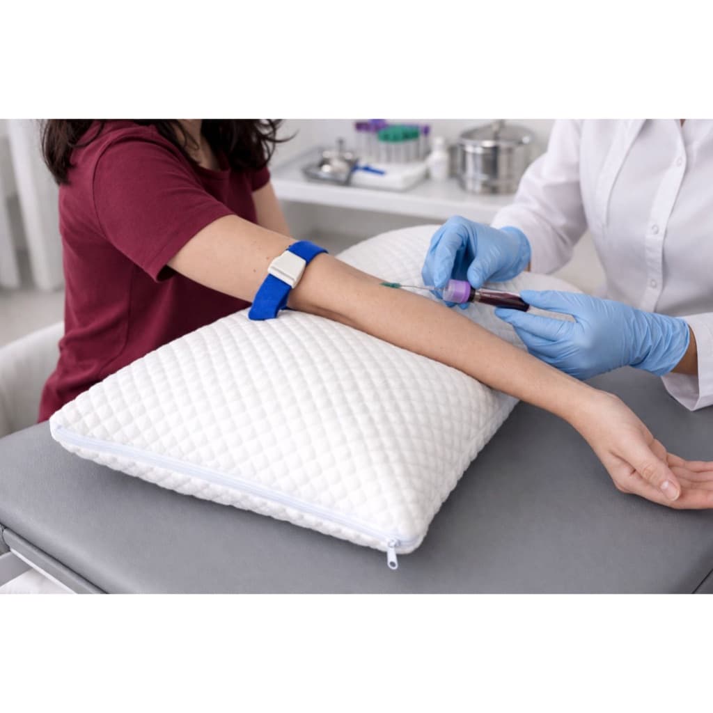 Almofada Anatômica Apoio Braço Pernas Enfermagem Manicure