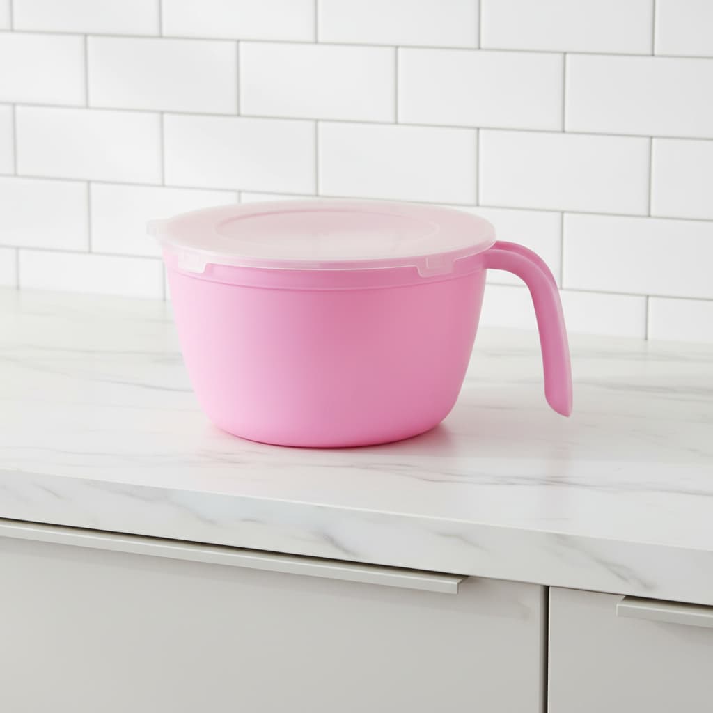 Jarra Medidora Graduada 1 Litro Rosa Plástico Resistente Cozinha