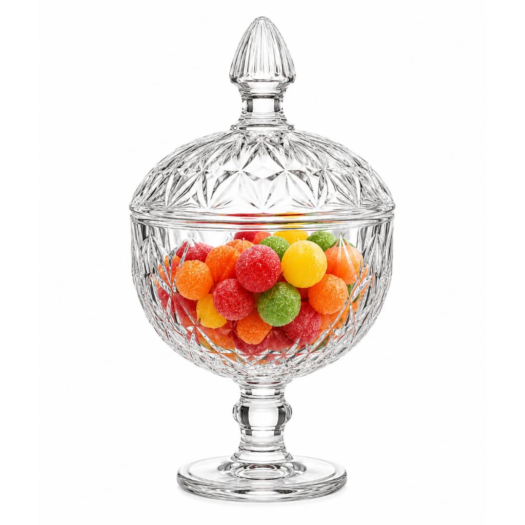 Potiche Bomboniere Luxo Diamond  - Porta Doces, baleiro