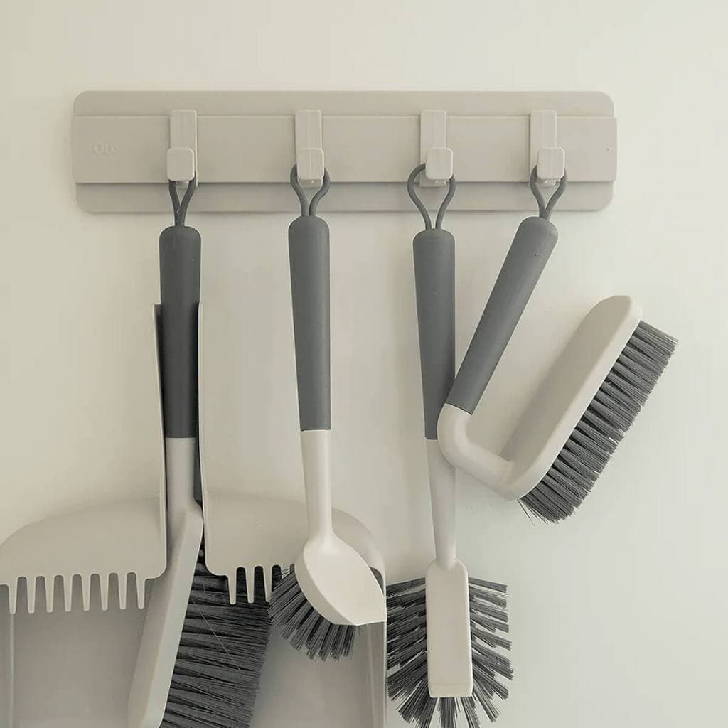 Organizador de Parede Multiuso com 4 Ganchos Flow