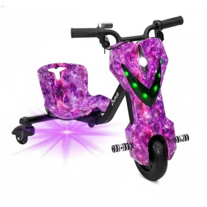 Triciclo elétrico com Bluetooth MP3 Drift farol e luz led