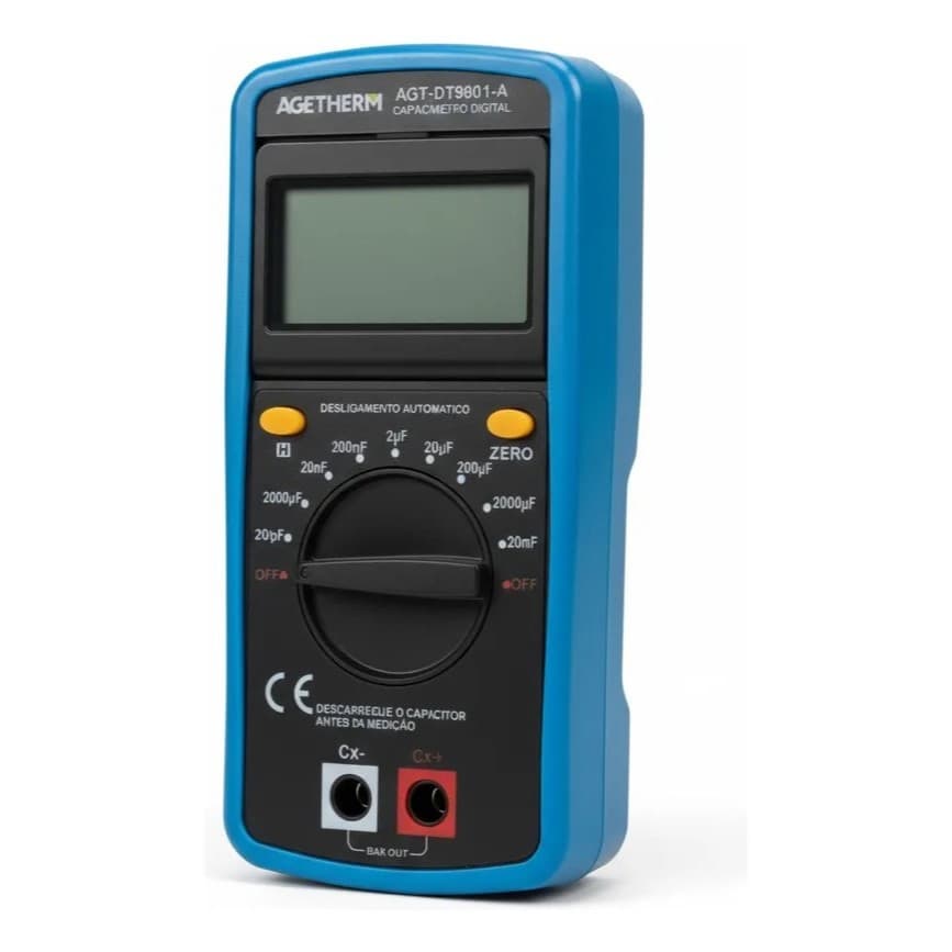 Capacimetro Digital Agetherm Agt-dt9601-a Alta Precisão LcdCapacimetro Digital Agetherm Agt-dt9601-a Alta Precisão Lcd C