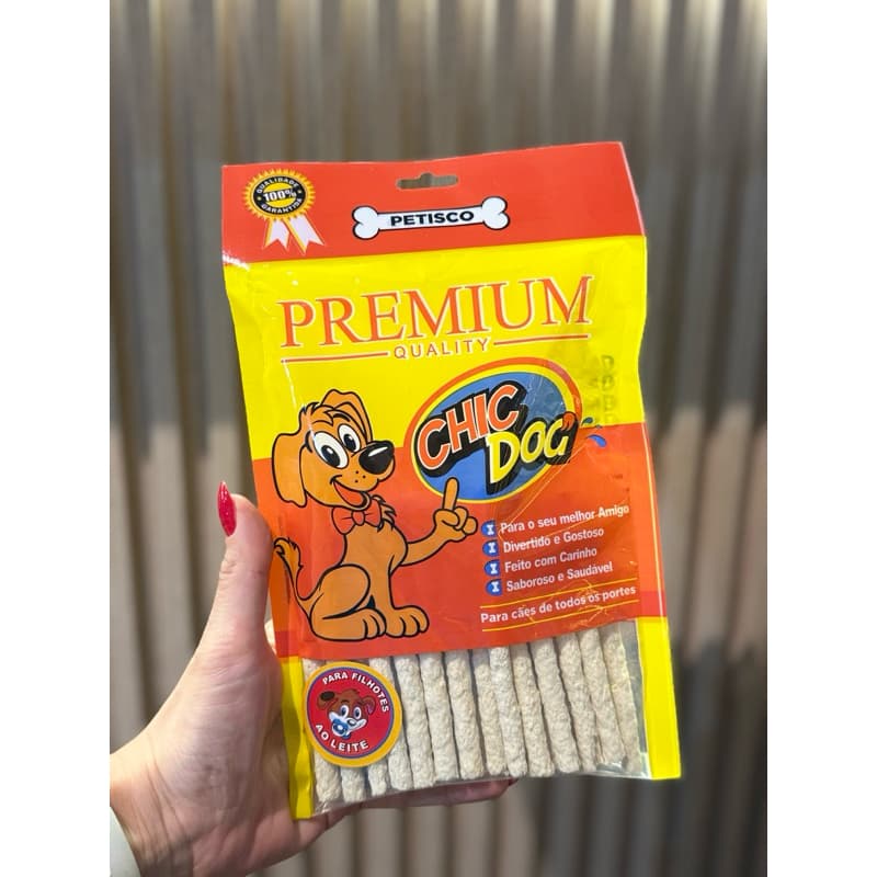 Osso Palito para Cães Filhotes Chic Dog 220g