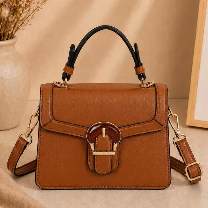 Bolsa Feminina Transversal Pequena com Alça de Mão Tiracolo Dia Dia Casual Elegante Charmosa Bolsas Femininas