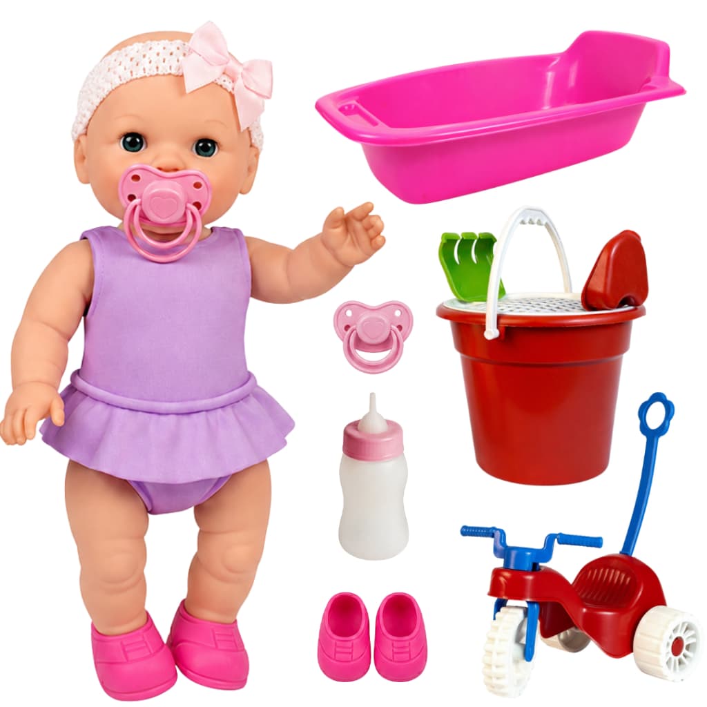 Boneca Vestido Acessórios Infantil Pequena Reborn Variação
