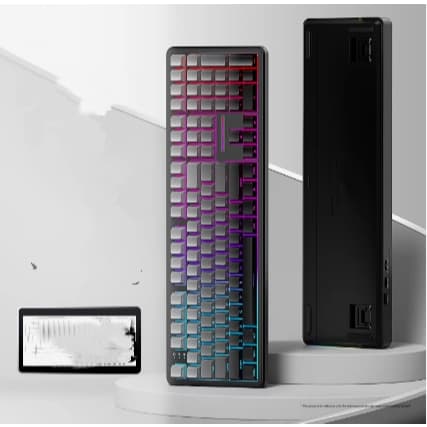 ⌨️ Teclado Gamer Full Size RGB Wireless Hot Swap Knob Premium