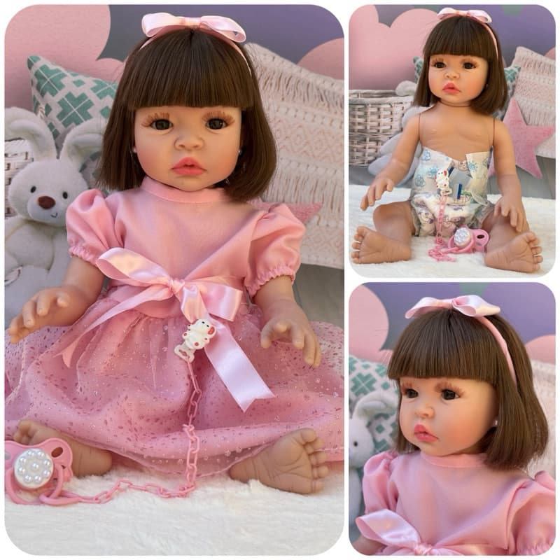 Bebe Reborn original Boneca Princesa Promoção com todos acessórios