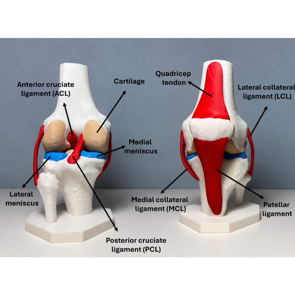 ARTICULACAO DO JOELHO COM LIGAMENTOS em Alta Precisão (tomografia computadorizada)