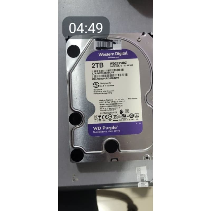 SUPER HD PURPLE 2TB ROXO C/ GARANTIA