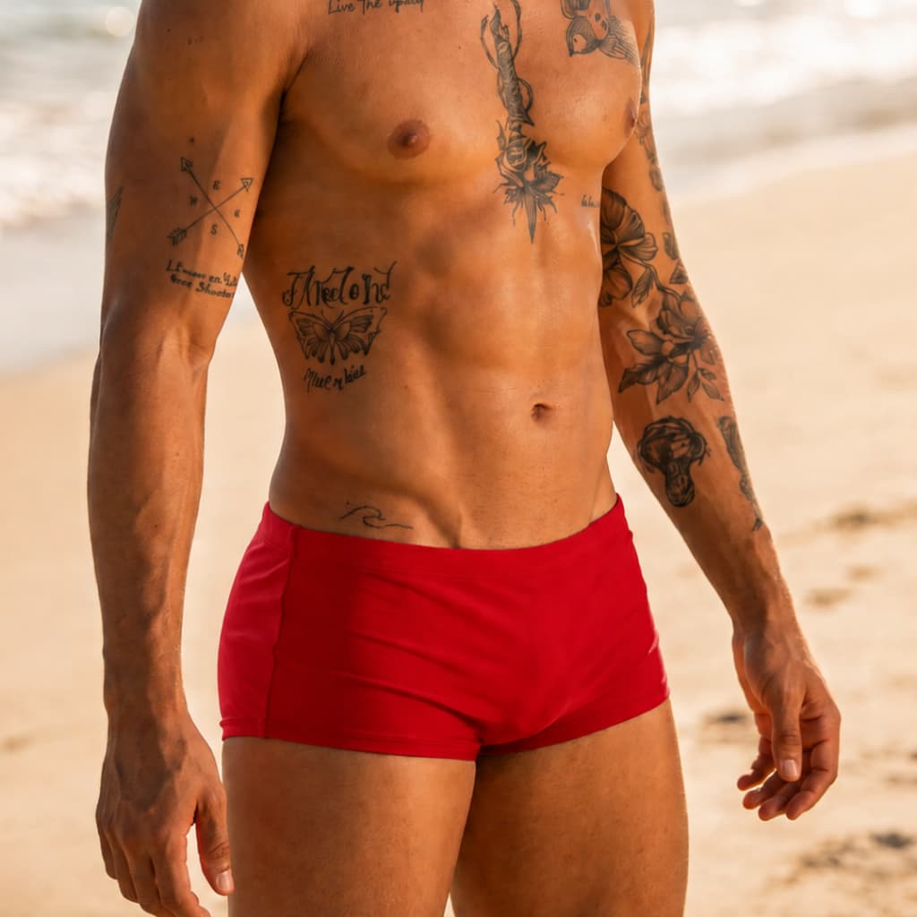 Sunga Boxer Masculina Poliamida Forrada Premium