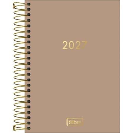 Agenda Executiva Espiral Diária 20 x 27,5 cm Napoli Cores 2027