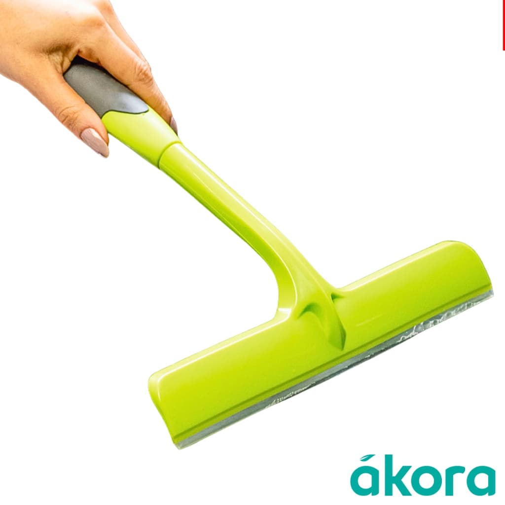 Rodo de Pia Ákora Multiuso Silicone Flexível Limpa Vidros Bancadas Pias Cozinha e Vidros