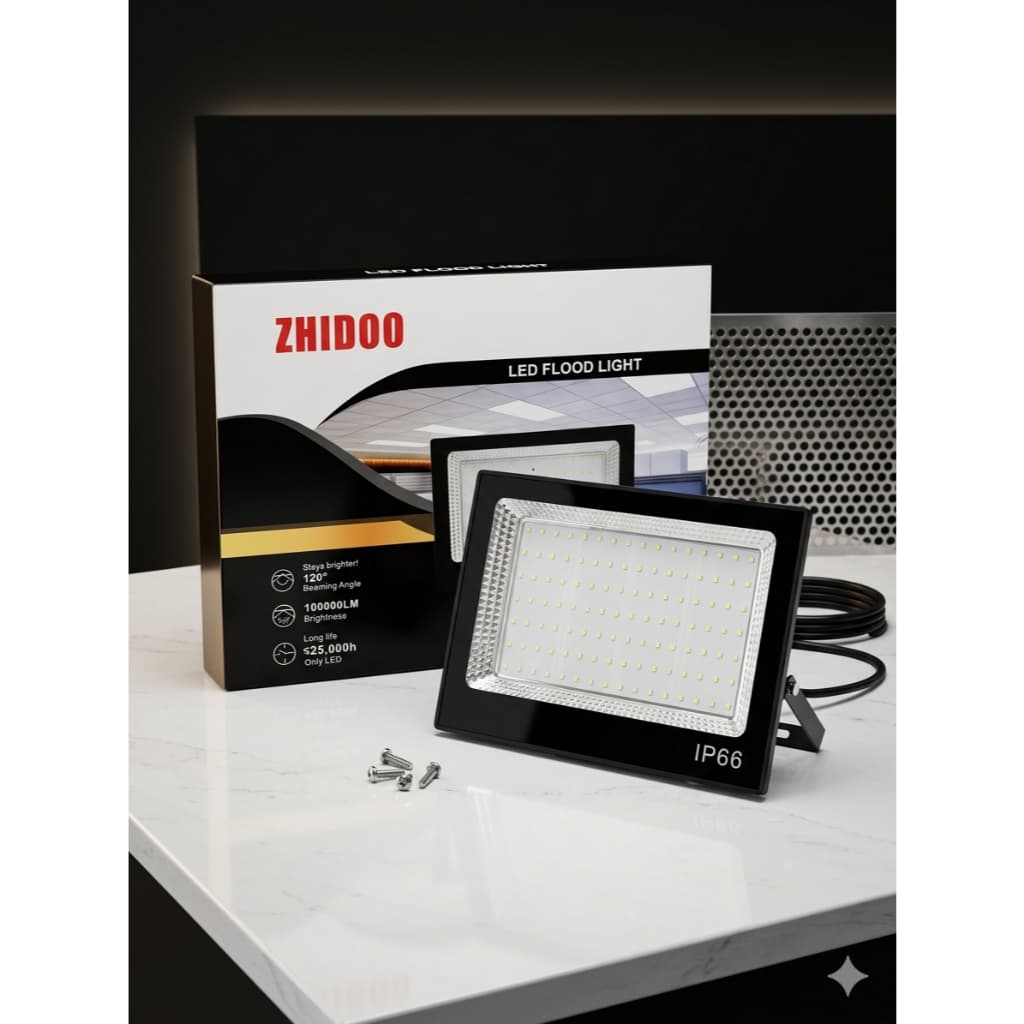Refletor LED 300W/500W/800W Holofote Super Potente à Prova d'Água Área Externa Econômico Bivolt IP66