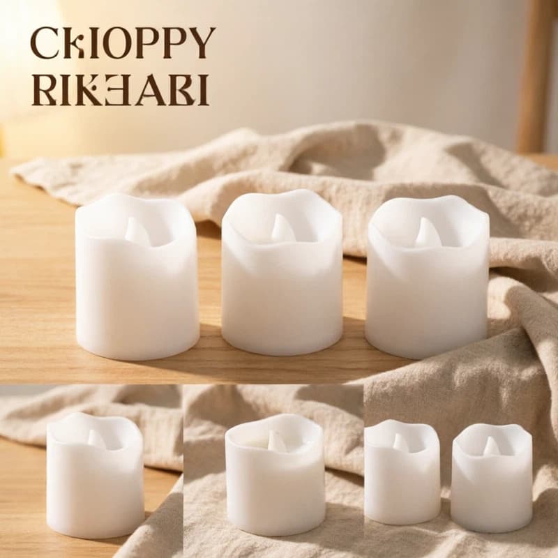 3/4/5 Pcs Velas Led Eletrônica Decorativa Luz Amarela Festa Casamento Igreja