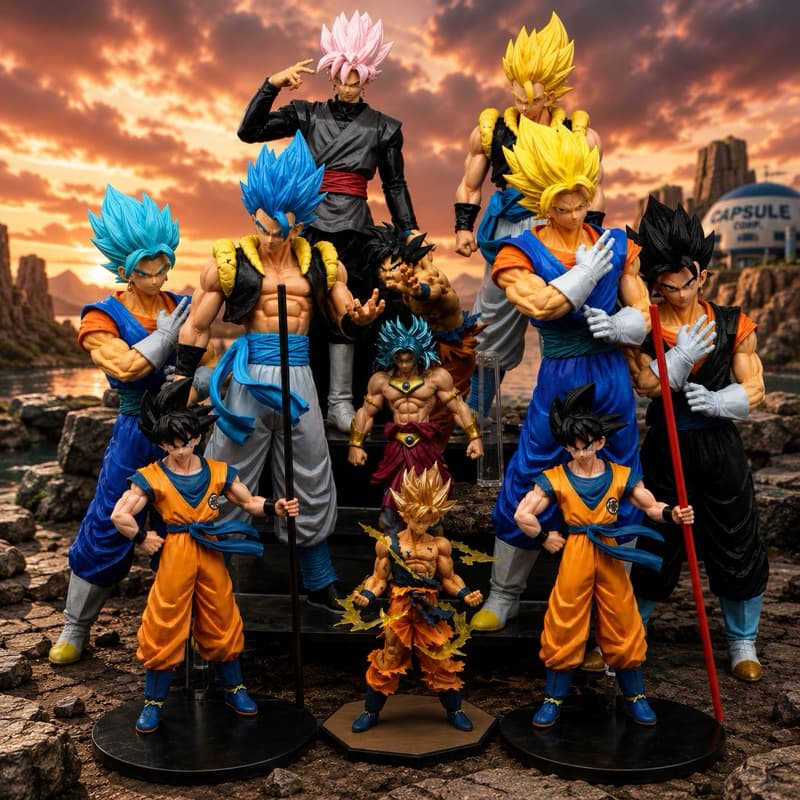 Action Figures Dragon Ball Z Diversos Personagens Piccolo Goku Gohan Vegeta Trunks Goten Banpresto