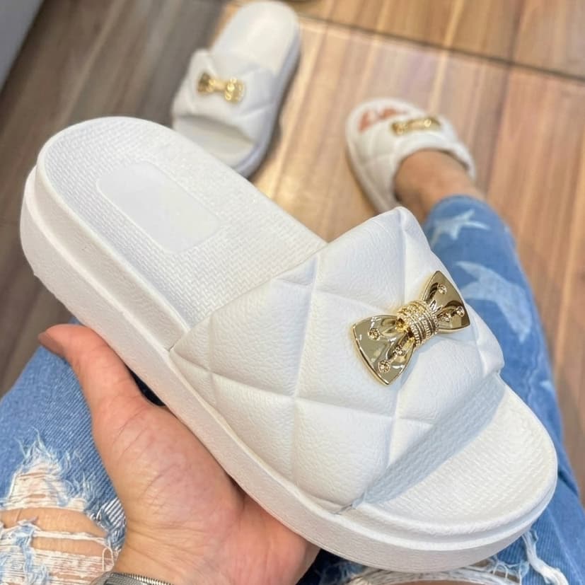 Chinelo Feminino Slide Nuvem Super Confortável Muito Leve Anatômico Estilo Blogueira