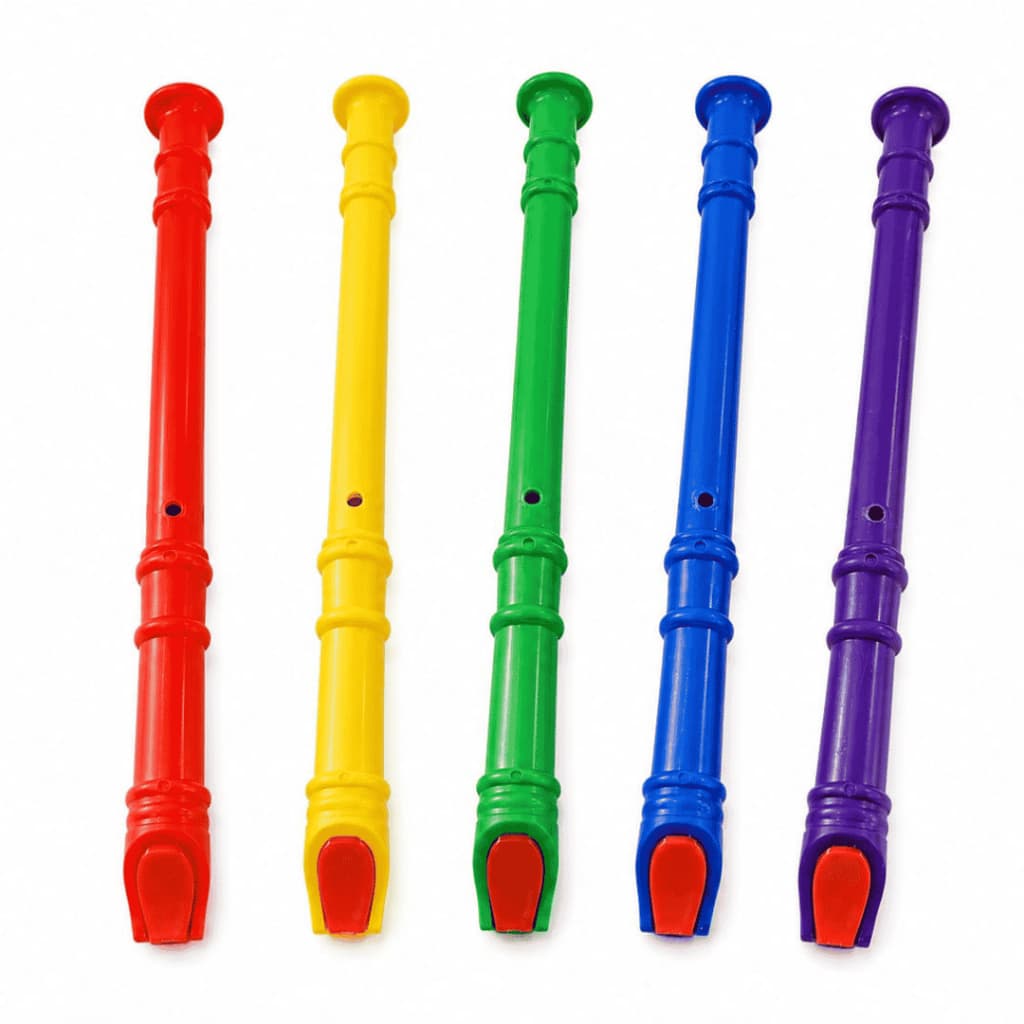 Flauta Doce Brinquedo Kit 10 Un Festa Junina Prenda Doação