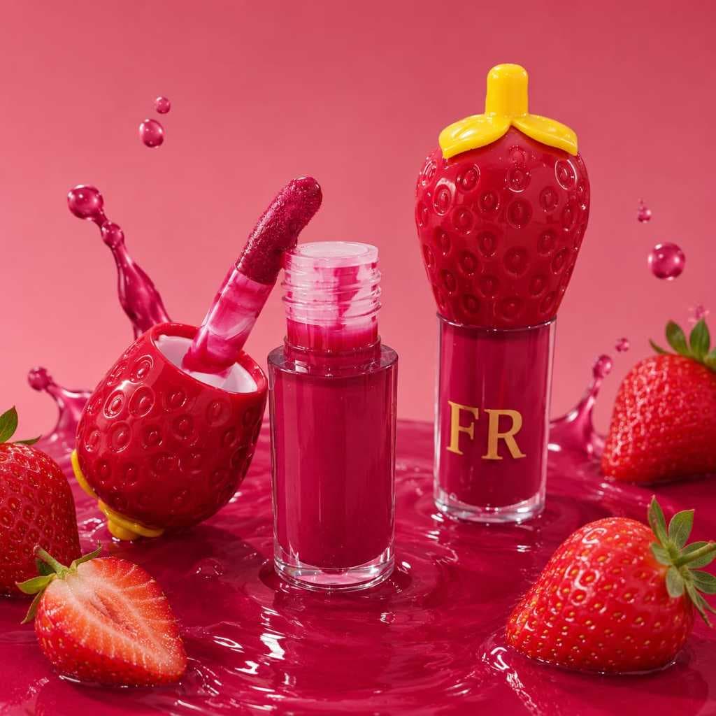 KIT COM 10 UNIDADES GLOSS LABIAL, Hidratante | Gloss Labial Vermelho Natural Longa Duração
