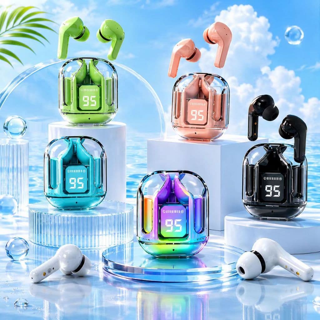 Fones TWS sem fio intra-auriculares, ideal para uso diário e esportes