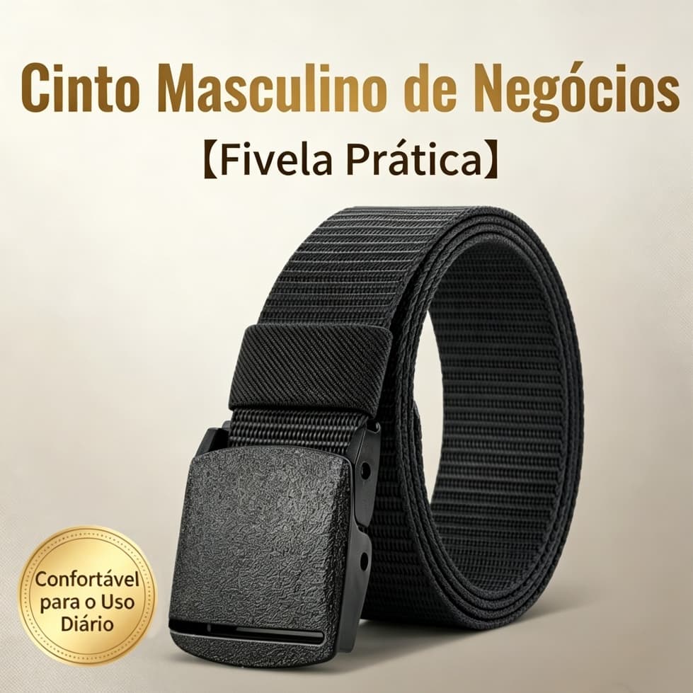 Moda Cinto Largo Masculino Nylon Fivela de Plástico Entrega rápida