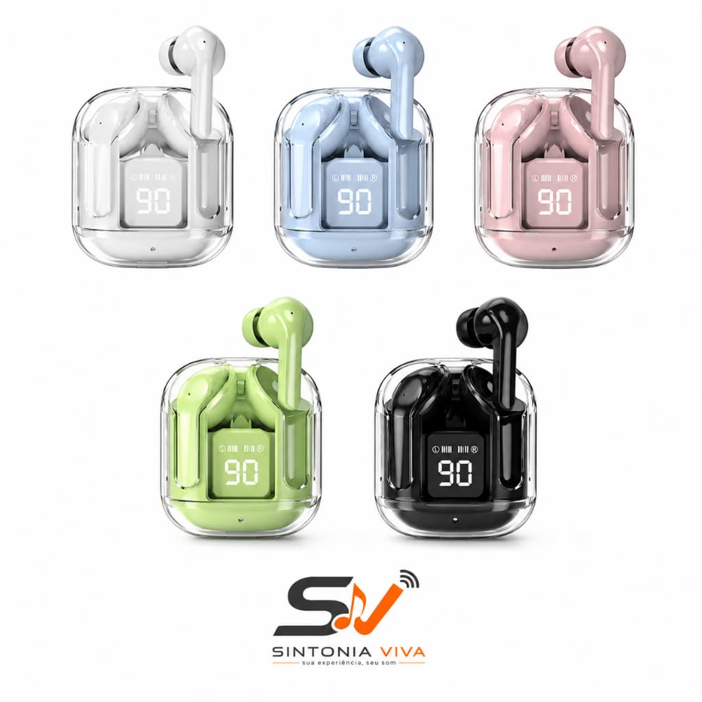 Air31Fone Bluetooth Estéreo Esportivo Pequeno Binural com Grave Potente