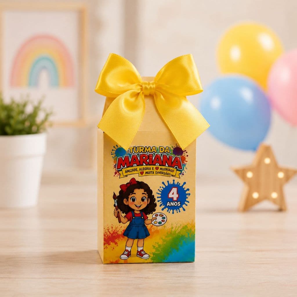 10 Caixa Milk - TODOS OS Tema - Lembrancinha Infantil - Mesversario