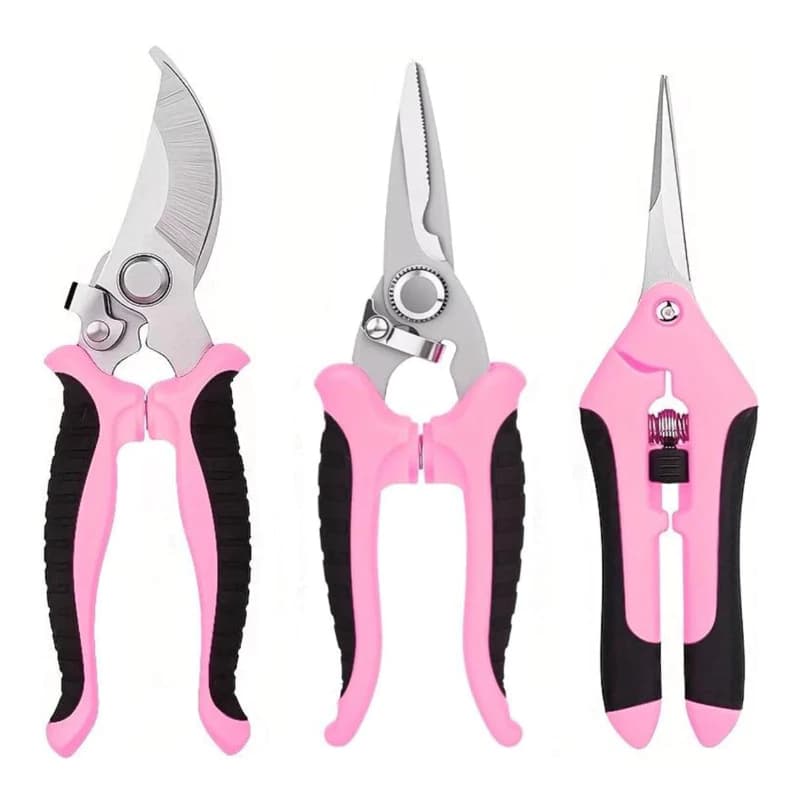 KIT 3 pcs Tesouras De Poda De Jardim Ferramentas De Jardinagem