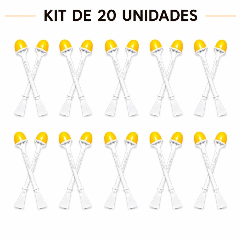 Kit 20 Palitos com Cera -Tira Pelos Nariz E Orelha Pronta Pra Uso Profissional JED Group