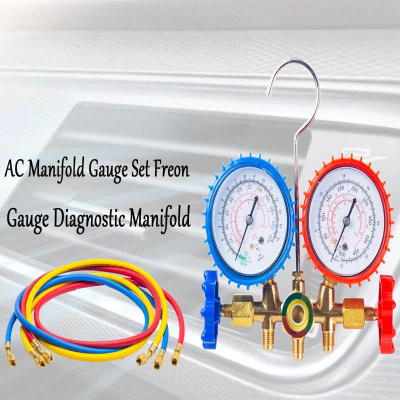 Manifold  (R22 - R134A - R404A) Mangueira 0,90m VLCT-536