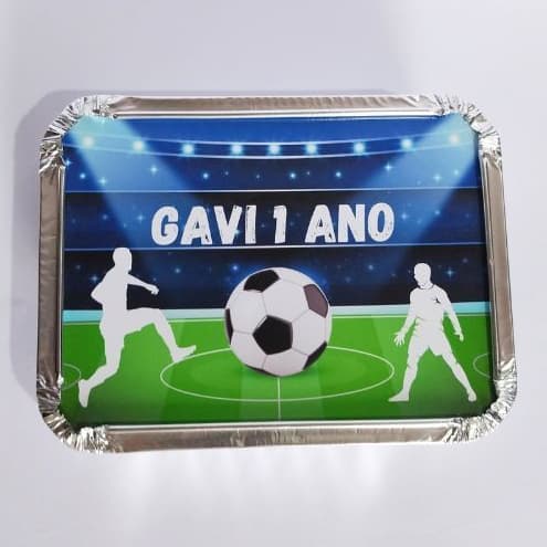 Marmitinha Personalizada Futebol - Marmitinha para bolo ~ Lembrancinha festa