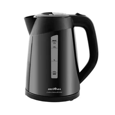 Jarra Elétrica Britânia BCH06P 1,7L 1770W 220V Preta Desligamento Automático