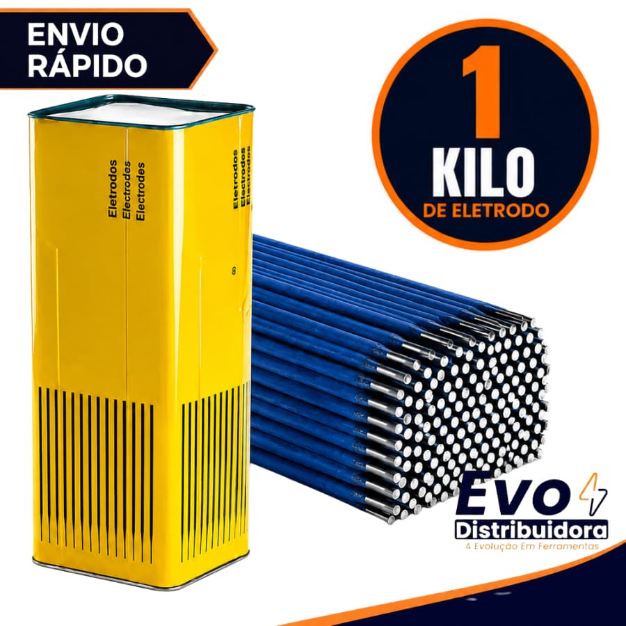 1KG Eletrodo Azul 6013 2,50mm Profissional Solda Elétrica