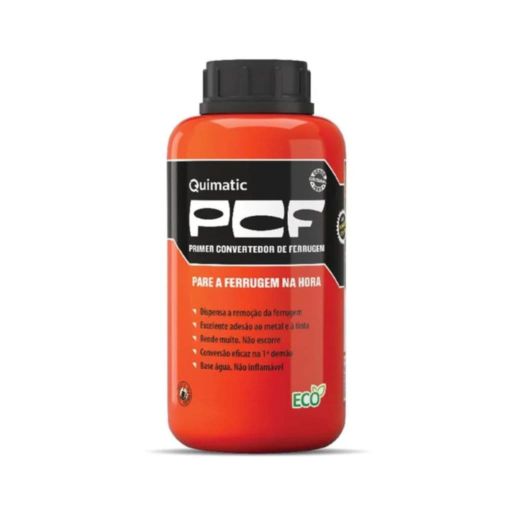 Pcf Primer Conversor De Ferrugem QuImatic Tapmatic 500Ml Dd2 Anticorrosivo Para Metal Ferro