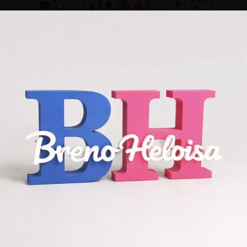 Letreiro com Nome/ Decoração 3d