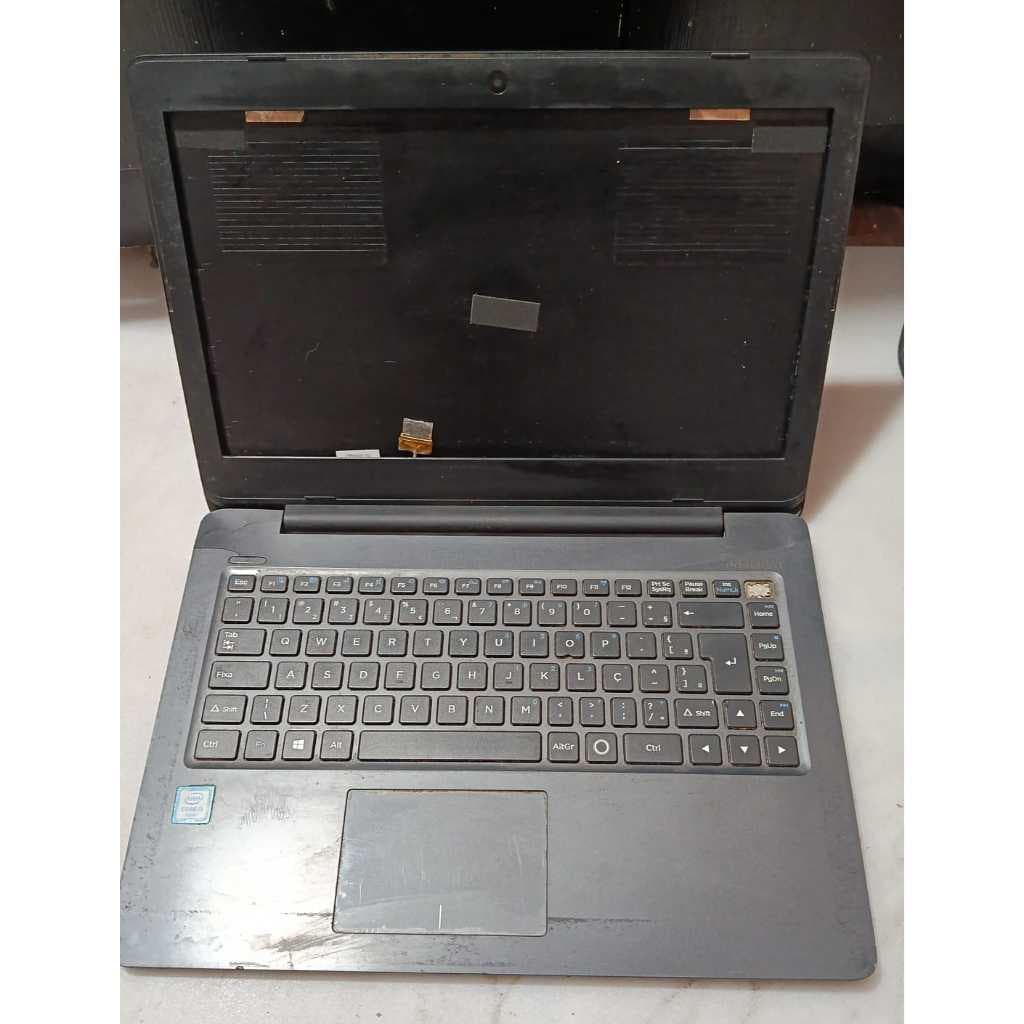 Carcaça completa notebook Positivo Stilo One XC3550 teclado e touchpad nao testados